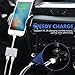 Car Chargers Phone Adapter Headphones Adapter 3.5mm Aux Headphone Jack Adaptor Charger for iPhone 8/8Plus/7/7Plus/X/XSmax 2 in 1 Earphone Audio Connector Jack Splitter Cable Accessories Suppor All iOSthumb 1