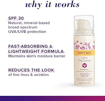 burt's bees day lotion spf 30