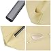 Yescom 10Ft Beige Outdoor Patio Half Umbrella Cafe Wall Balcony Door 5 Ribs Tilt Aluminum Sun Shade