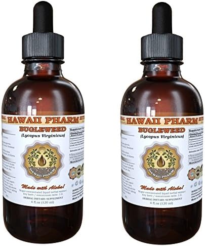 Bugleweed Liquid Extract, Organic Bugleweed (Lycopus Virginicus) Tincture 2x2 oz
