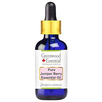 Greenwood Essential Pure Juniper Berry Essential Oil, Juniperus Communis, 15 ml