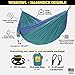 Wise Owl Outfitters Hammock Camping Double & Single with Tree Straps - USA Based Hammocks Brand Gear, Indoor Outdoor Backpacking Survival & Travel, Portable DO Gn/Blu