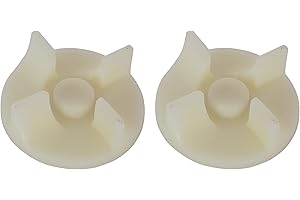 AJS spares "2 Unit_MOTOR Coupler Gear suitable for PREETHI Mixer Grinders" (4Leaf, Off-White)