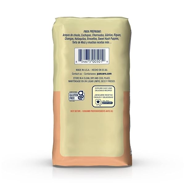 P.A.N. SWEET CORN MIX – GLUTEN FREE MIXTURE FOR CACHAPAS (1.1 LB/PACK OF 1)