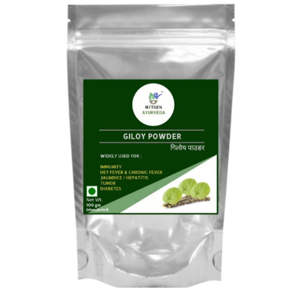 Nxtgen Ayurveda Giloy Powder | 100 gm | Tinospora Cordifolia | Immunity Booster | Guduchi Churna | Tippa Teega | Seenthil Kodi