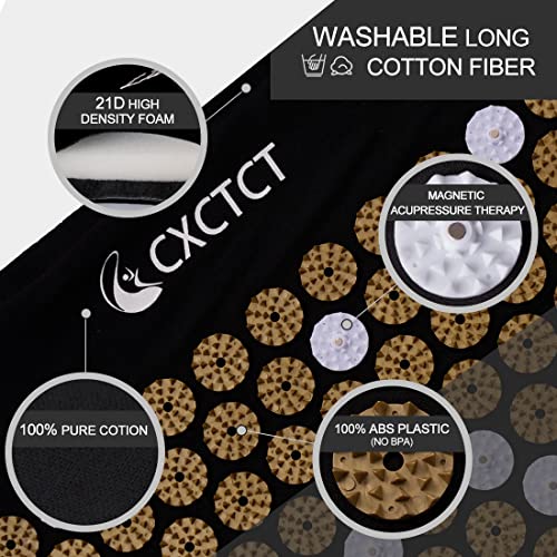 Extra Long Yoga Acupressure Mat Set,Massage Acupuncture Mat Large