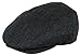 Men's Premium Wool Blend Classic Flat Ivy Newsboy Collection Hat , 1581-Charcoal, X-Large