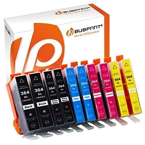 title=bubprint CARTUCCE PER STAMPANTE compatibile con HP 364 XL- 1010 Set