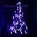 Solar Fairy Garden Lights, Satu Brown 21ft 30 LED Outdoor Water Drop String Waterproof Decorative Lighting for Home, Patio, Yard, Christmas Tree, Parties (Purple)