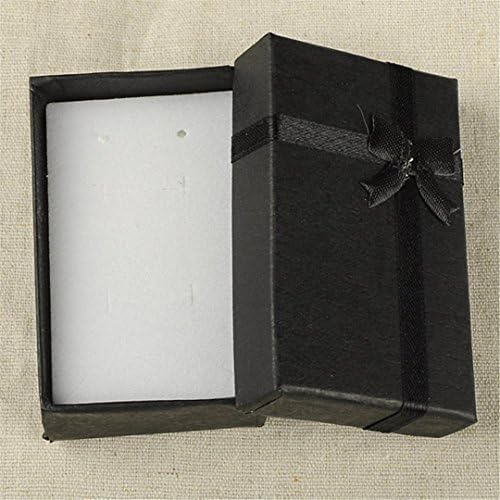 MHSTYJT 8 Booths Velvet Belt Glass Jewelry Ring Display Box
