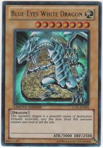 Yu-Gi-Oh! - Blue-Eyes White Dragon (LC01-EN004) - Legendary Collection - Limited Edition - Ultra Rare