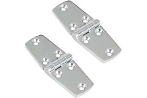 AMYSPORTS Hardware Mount Door Hinge Stainless Heavy Duty Boat Hinge Steel Cabinet Deck Stainless Hinge Marine Garage SUS316