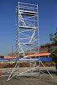 27 Feet Deck High Industrial Heavy Duty 2"Aluminum Utility Scaffolding Rolling Tower