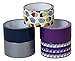 24 Rolls of a Duct Tape, A Variety Styles, A Bulk Set Of Assorted Colors and Designs