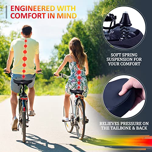 Giddy Up! Bike Seat Compatible with Peloton Exercise and Road Bicycle