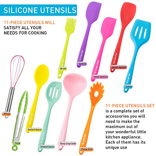 image for Silicone Cooking Utensils Kitchen Utensil Set-12 Pieces Colorful Kitch