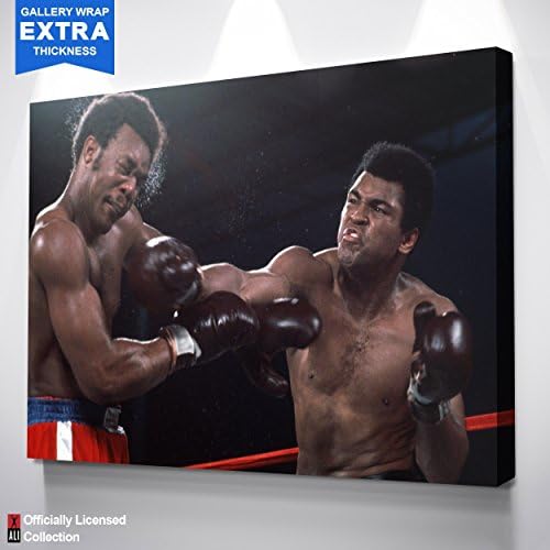 IKONICK Muhammad Ali - Knockout Canvas Art - 18" x 12", 0.75" Depth