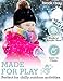 Kids Faux Fur Pom Beanie - Fits Girls, Boys, Toddlers & Children Ages 1 & Up - Thick, Soft & Warm Cable Knit Hats - Cozy Kids Cold Weather Chunky Hat for The Winter Season