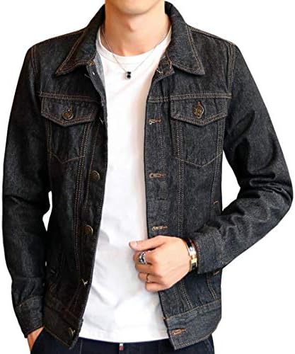 Odfmce デニム ジャケット メンズ ジージャン 春秋 カジュアル 綿 通勤 通学 大きいサイズ