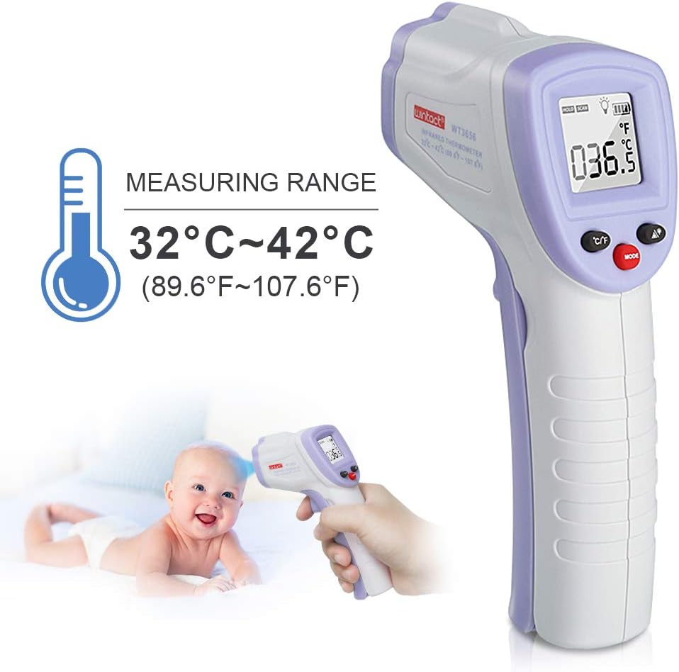 Infrared Thermometer, Transit time: 5-10 Days, Digital Forehead Thermometer, Accurate Instant Readings Fever Temperature Measure Tool for Thermal, Body