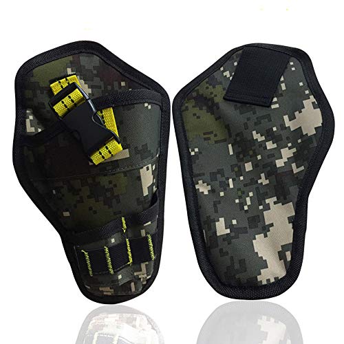 Highpot Camouflage Drill Holster Portable Impact Driver Drill Holder with Waist Belt Multi-Functional Electric Tool Pouch Bag for Cordless T-Drills, Wrench, Hammer, Screwdriver