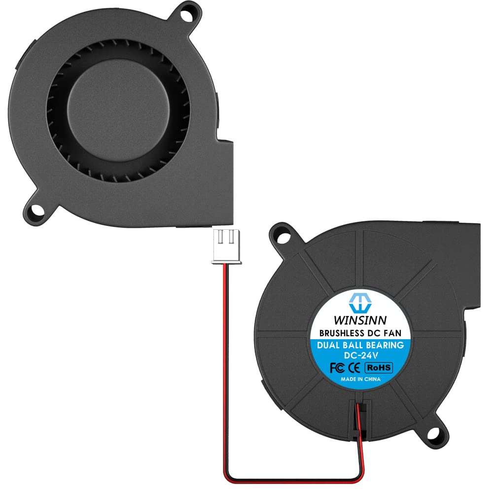 WINSINN 5015 Blower Fan 24V, 3D Printer 24 Volt