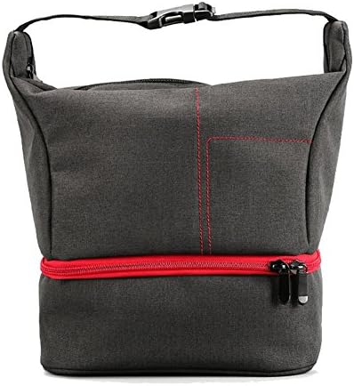 YiYiNoe DSLR Camera Shoulder Bag Waterproof Lightweight Durable Messenger Bag Case for Mirrorless Camera Canon Nikon Sony Pentax Olympus Fujifilm Panasonic Samsung Men Women Red