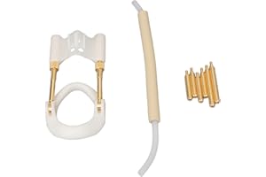 DOACT Men Bracket Stretcher Kit, Men Bracket Stretcher Tool Adjust Size Stretcher Training Massage Male Bracket Kit (White Gold)