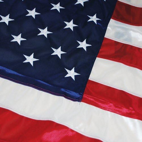Wet and Windy Duratex II 4'x6' Tricot Knit Polyester U.S. Flag