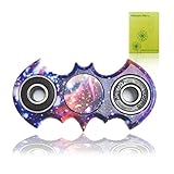 Fidget Hand Spinner,Finger Toy,Stress Reducer，High Speed Fidget Finger Toy - Perfect for ADD / ADHD / Anxiety / Autism And Stress Relief Adult Children,Office Desk Gadget (sky bat)
