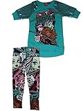 Monster High Big Girls Frankie Stein Legging & Shirt Clothing Set
