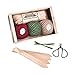 Nutscene Traditional Twine Gift Box Set Includes Raffia/Twine/Scissors/Ties/Markersthumb 1