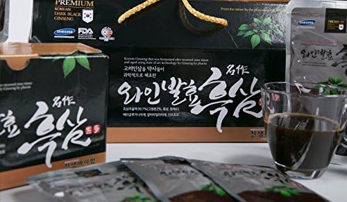 Wine Fermented Dark Black Ginseng Extract 90ml * 30ea