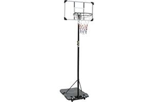 Westice Basketball Hoop, Adjustable Basketball Goal System with Height Adjustable, Strudy Backboard & Wheels for Youth Adult at Indoor Outdoor