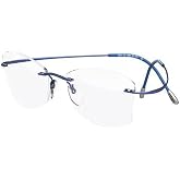Silhouette Eyeglasses TMA Must Collection 2017 (5515) 4640 Indigo Blue 52/17/1
