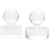 VOSAREA 2pcs Eyeshadow Pressing Tool Square and Round Molds | Compact, Portable Design, Square and Round Molds, for Eyeshadow, Blush, Brow, Highlighter