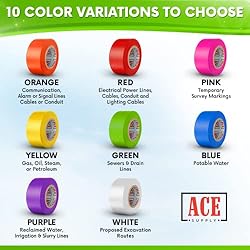 Pink Flagging Tape 12 Pack - Non-Adhesive