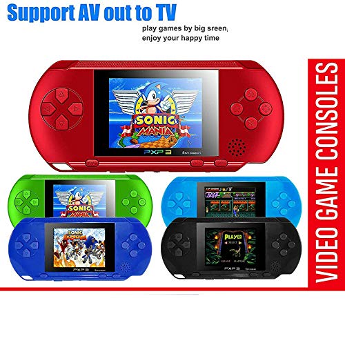 RONSHIN PXP3 Portable Handheld Built-in Video Game Gaming Console Player Retro Games Light Blue
