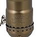 RDEXP Vintage Lamp Socket with Pull Chain AC 110-240V E27 Light Bulb Edison Pendant Holder Switch (Antique Bronze)