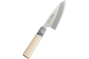 KAI AK5060 Deba Knife Seki Magoroku Ginju, Stainless Steel, 4.1 inches (105 mm), Made in Japan, Easy to Clean