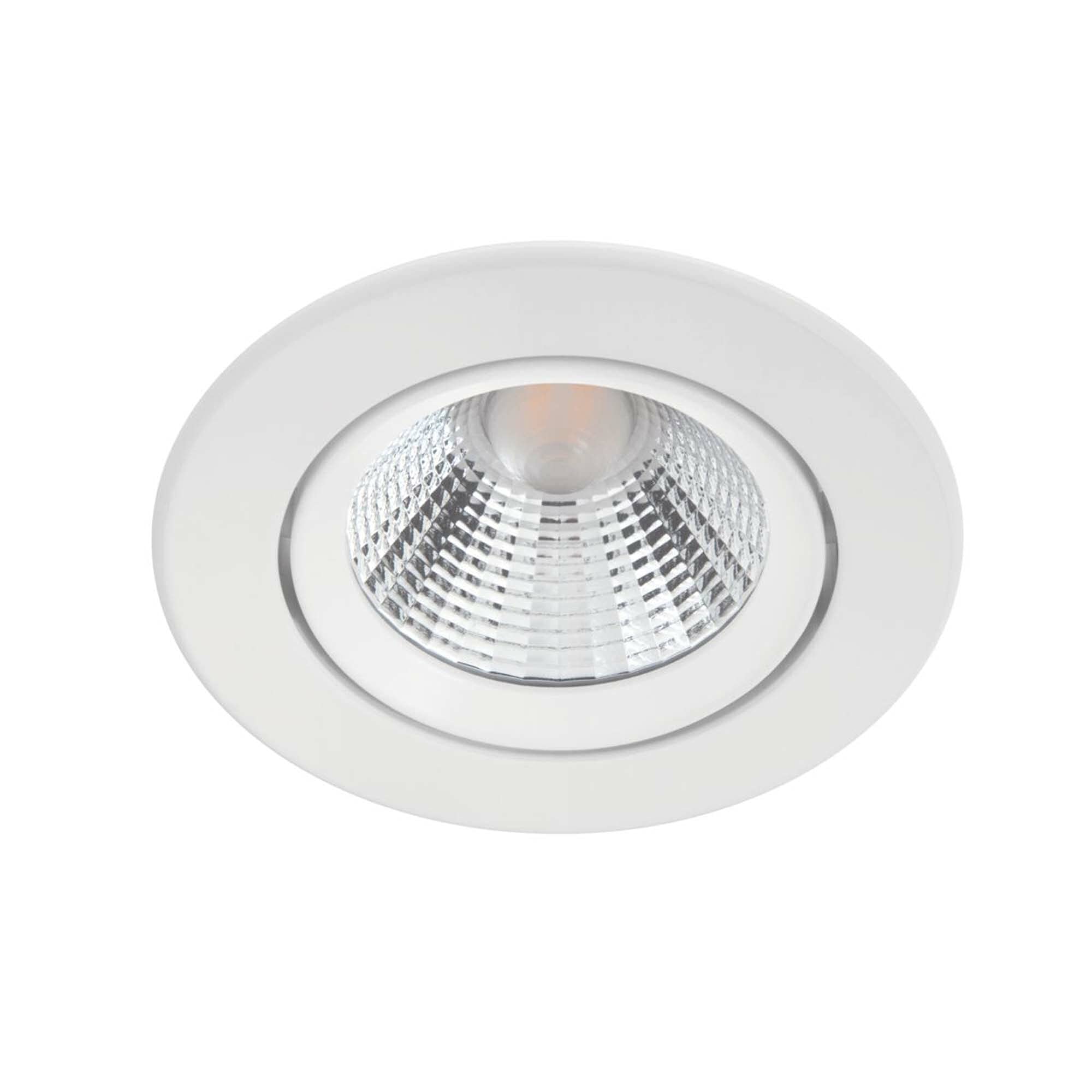 Philips LED Sparkle Spotlight 2700K 5.5W [Warm White - White] For Indoor Ceiling Lighting, Living Room and Bedroom.
