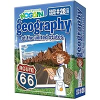 Professor Noggin's Geography of The United States Trivia Card Game - an Educational Trivia Based Card Game for Kids - Trivia,