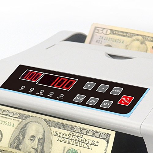 Money Counter Machine DOMENS UV/MG Bill Detection Cash Counting Machine Automatic Currency Cash Counter (LED Display) - Thumbnail 4