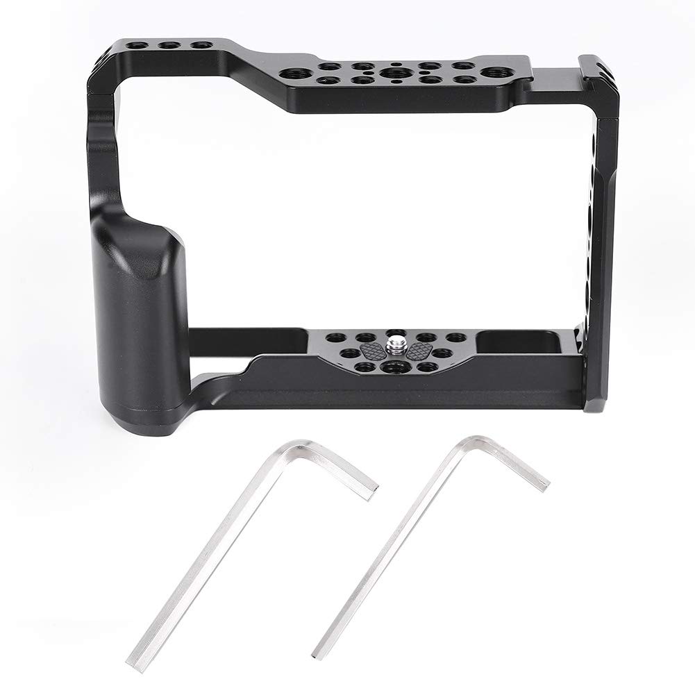 VBESTLIFE Portable Aluminium Alloy Camera Cage, CNC Precise Machining Vertical Shooting Photography SLR/Mirrorless Camera Cage Kit Accessory for Fuji XT2/XT3