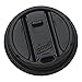 Dixie 10-20 oz. Reclosable Plastic Hot Coffee Cup Lid by GP PRO (Georgia-Pacific), Black, TP9542B, 1,000 Count (100 Lids Per Sleeve, 10 Sleeves Per Case),Large