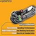 Eyourlife 12V 40A Off Road LED LIGHT Bar On Off Power Switch Relay Wiring Harness (DT Connector 2 Leads - Wired Control)