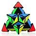 Aitey Pyramid Speed Cube Triangle Magic Cube Twisty Puzzle Christmas Gifts for Kids Black