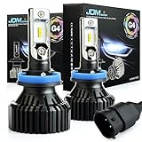 JDM ASTAR G4 8000 Lumens Extremely Bright AEC Chips H11 H8 All-in-One LED Headlight Bulbs/Fog Light Bulbs Conversion Kit, Xenon White