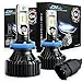 JDM ASTAR G4 8000 Lumens Extremely Bright AEC Chips H11 H8 All-in-One LED Headlight Bulbs/Fog Light Bulbs Conversion Kit, Xenon White