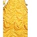 Ainiel Women's Cosplay Costume Princess Dress Yellow Satin (M, Style 1)